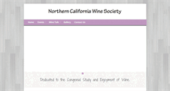 Desktop Screenshot of norcalwinesociety.org